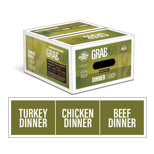 Big Country Raw - Grab N Go 'Dinner' 12 | Raw Dog Food Toronto